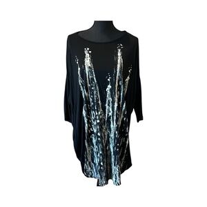 Isabel de Pedro Black and White Artistic dress size 4